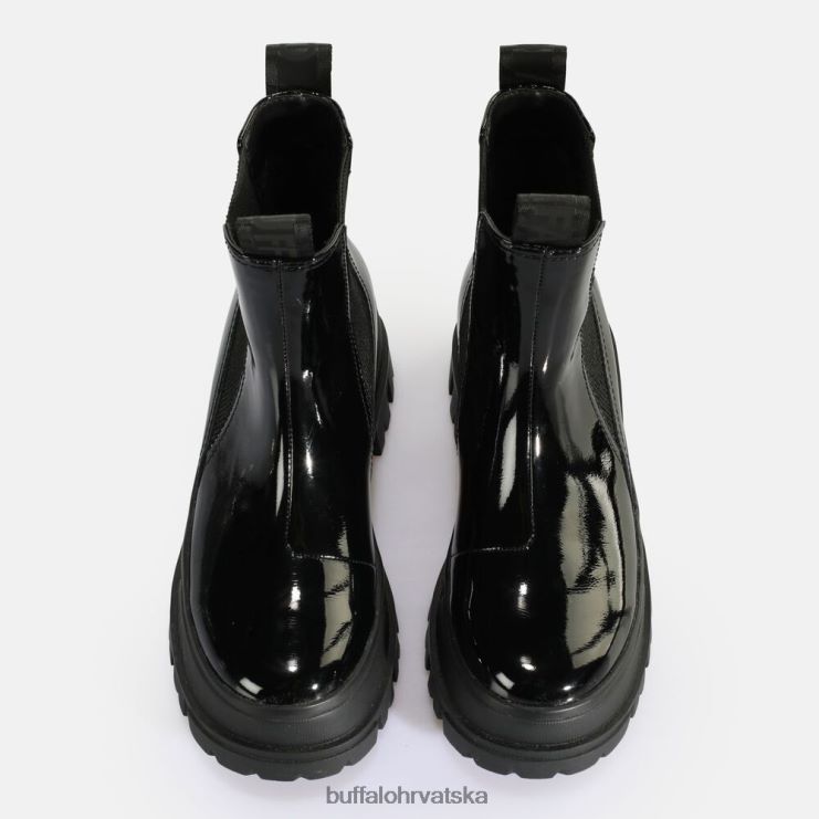 crno Buffalo aspha chelsea mid ankle-bot vegan |čizme TDD6T479